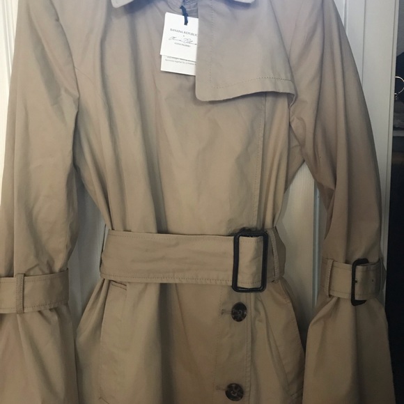 Olivia Palermo Asymmetrical Trench Coat - Picture 6 of 7